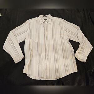 Eddie Bauer Striped Button Down Long Sleeve Shirt